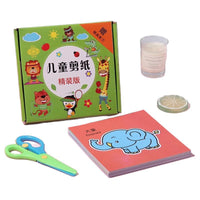 Kids' Educational Paper Cutting Craft Kit for Ages 3-6, Fun DIY Scissor Skills Gift Set