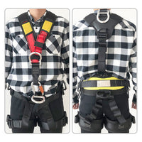 Outdoor Rock Climbing Harness with Shoulder Straps for Rescue and High-Altitude Work