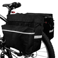 Universal Large Capacity Bicycle Rear Rack Bag, Portable Cycling Equipment Storage for Mountain Bikes