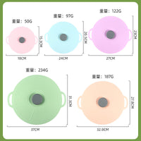 Silicone Pot Lid Cover for Fresh-keeping, Spill-proof, and Dust-proof
