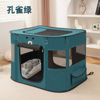 Foldable Pet Playpen Tent for Cats and Dogs - Portable Whelping Box and Kennel