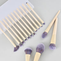 15-Piece Soft Eyeshadow Brush Set for Beginners with Nose Shadow and Detail Brushes, Imitation Squirrel Hair