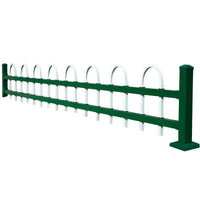 U-Shaped Galvanized Steel Garden Fence for Lawns and Playgrounds