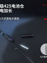 Raft Fishing Rod Tip with LED Night Light, Full/Half Titanium or Fiberglass