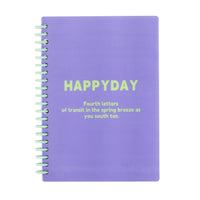 Macaron Color A5 Spiral Notebook for Students, Detachable Thickened Loose-Leaf Journal