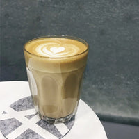 Ins Style Vintage Dirty Coffee Glass Cup for Cold Brew Iced Americano Latte
