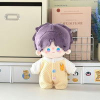Ugly Doll Jumpsuit for 20cm Cotton Dolls, Cute Standing/Sitting Pose Outfit Set