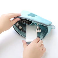 Minimalist Digital Organizer Bag for Cables, Earphones, and Power Banks - Large Capacity Travel Storage Pouch