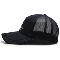 Men's Breathable Mesh Baseball Cap with Sun Protection
