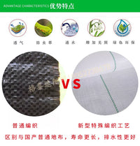 White Weed Barrier Fabric for Gardens, Orchards, and Greenhouses - Heavy Duty, Reflective, UV Resistant, Permeable