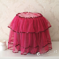 Lace Embroidered Air Fryer Cover Dustproof Multi-use Appliance Protector