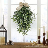 Artificial Olive Garland Wreath for Front Door Wall Decor