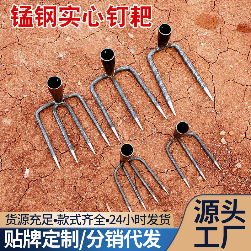 Durable Steel Rake for Gardening and Farming - Multi-purpose Hand Tool for Soil Cultivation and Harvesting