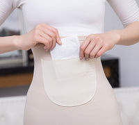Cotton Lumbar Support Belt for Men and Women - Abdominal Warmer for Postpartum and Stomach Comfort