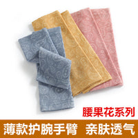 Thin Cotton Cashew Flower Wrist and Elbow Support Sleeve for Men and Women