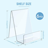 Acrylic Display Stand for Books, Tablets, Phones, and Postcards