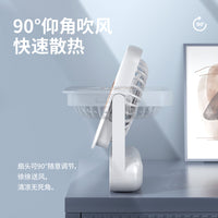 Portable USB Rechargeable Foldable Mini Desk Fan with 3 Speeds for Office and Outdoor Use