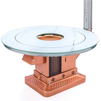 Dual-Fuel Wood and Coal Burning Stove for Indoor Heating