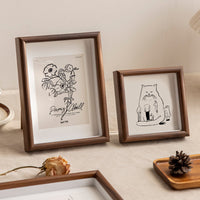 Wooden Shadow Box Picture Frame for DIY Crafts, Plant Specimens, and Artwork Display