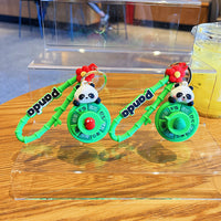 Lucky Panda Spinner Keychain for Bags and Gifts