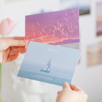 Decorative Wall Art Postcards for Bedroom Living Room, Aesthetic Photo Background Cards