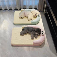 Pet Cooling Mat for Dogs and Cats, Summer Breathable Ice Pad, Washable and Wear-Resistant