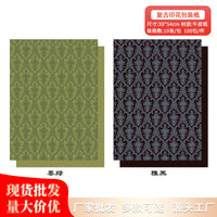 Vintage Floral Kraft Paper for Flower Bouquets and Gift Wrapping, 10 Sheets