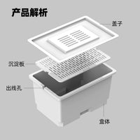Turtle Incubation and Rearing Box with Sediment Plate and Lid for Hatching and Isolation