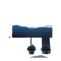 Aquarium Filter Oxygenation Circulation System for Turtle Tanks, Low Water Level Wall-Mounted 3-in-1 Filter Box