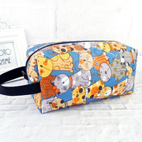 Cute Cartoon Portable Travel Toiletry Bag Large Capacity Wash Bag Cosmetic Organizer Pouch with Handle