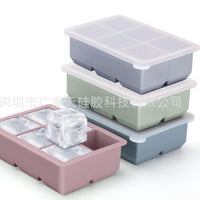 Silicone Ice Cube Tray for Home Use, Whiskey Ice Maker, Square and Spherical Ice Molds, Cooling Drink Ice Box