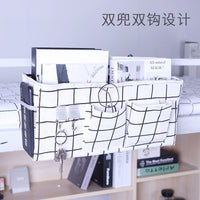 Dormitory Bedside Storage Basket Hanging Organizer for Bunk Beds