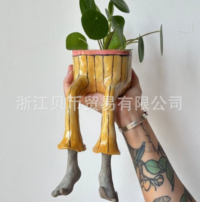 Creative Furniture Half-Body Flower Pot