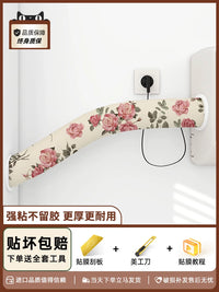 Self-Adhesive PVC Pipe Cover Wall Sticker for Air Conditioner, Drain, Gas Pipes - Waterproof Decorative Wrap