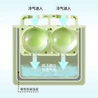 Silicone Whiskey Ice Ball Mold, Large Round Ice Cube Maker for Home Use, Food-Grade