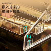 Multi-Layer Acrylic Display Stand for Nail Polish, Anime Badges, and Desktop Organization