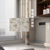 Decorative Pipe Cover for Gas, Drain, and Heating Pipes - Kitchen Pipe Concealer