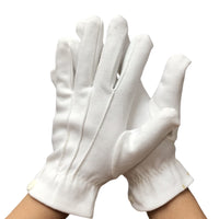 Cotton/Polyester Three-Seam Snap/No-Snap Etiquette Gloves for Drivers & Conductors
