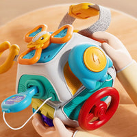 Baby Busy Sensory Grab Ball 6-in-1 Educational Polyhedron Cube Early Learning Activity Toy