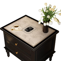 Luxury Waterproof Dustproof Bedside Table Cover Mat