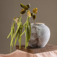 Artificial Bean Pod Flower Stem for Wedding Decor & Landscape Design