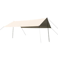 Outdoor Camping Tarp with UV Protection and Sunshade, Six-Layer Black Glue Coating