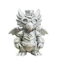3D Printed Steampunk Dragon Figurine Desktop Ornament