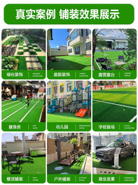 Artificial Grass Turf Mat for Outdoor Landscape and Pet Areas, Realistic Synthetic Lawn Carpet