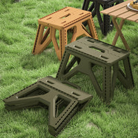 Portable Folding Stool for Outdoor Camping Fishing Home Use - Thickened Plastic Chair for Kids & Adults