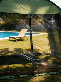 Large 6-8 Person Pop-Up Screen House Tent with UV Protection for Camping & Outdoor Gatherings
