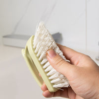 Japanese Style V-Shaped Grout and Tile Cleaning Brush for Bathroom Floors and Walls