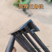 Heavy-Duty Steel Garden Rake for Loosening Soil and Weeding
