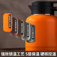 304 Stainless Steel Smart Temperature Display Insulated Tea Kettle with Filter, Large Capacity