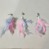 Feather Cat Wand Toy Refill Heads for Interactive Pet Play